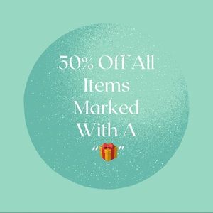 50% Off Items Marked With A “🎁”!